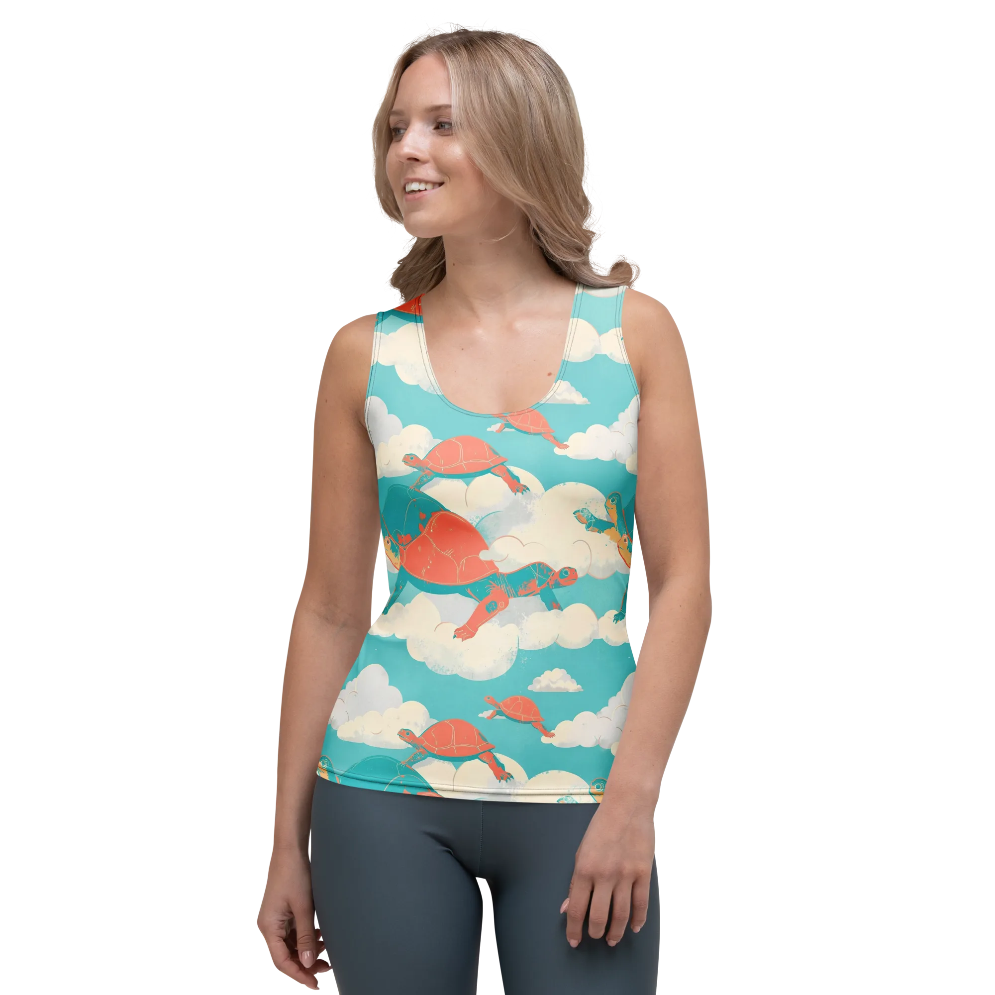 Cloudshell Migration on Women's Tank Top — Front