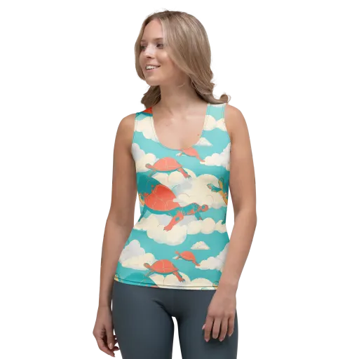 Cloudshell Migration on a Women's Tank Top