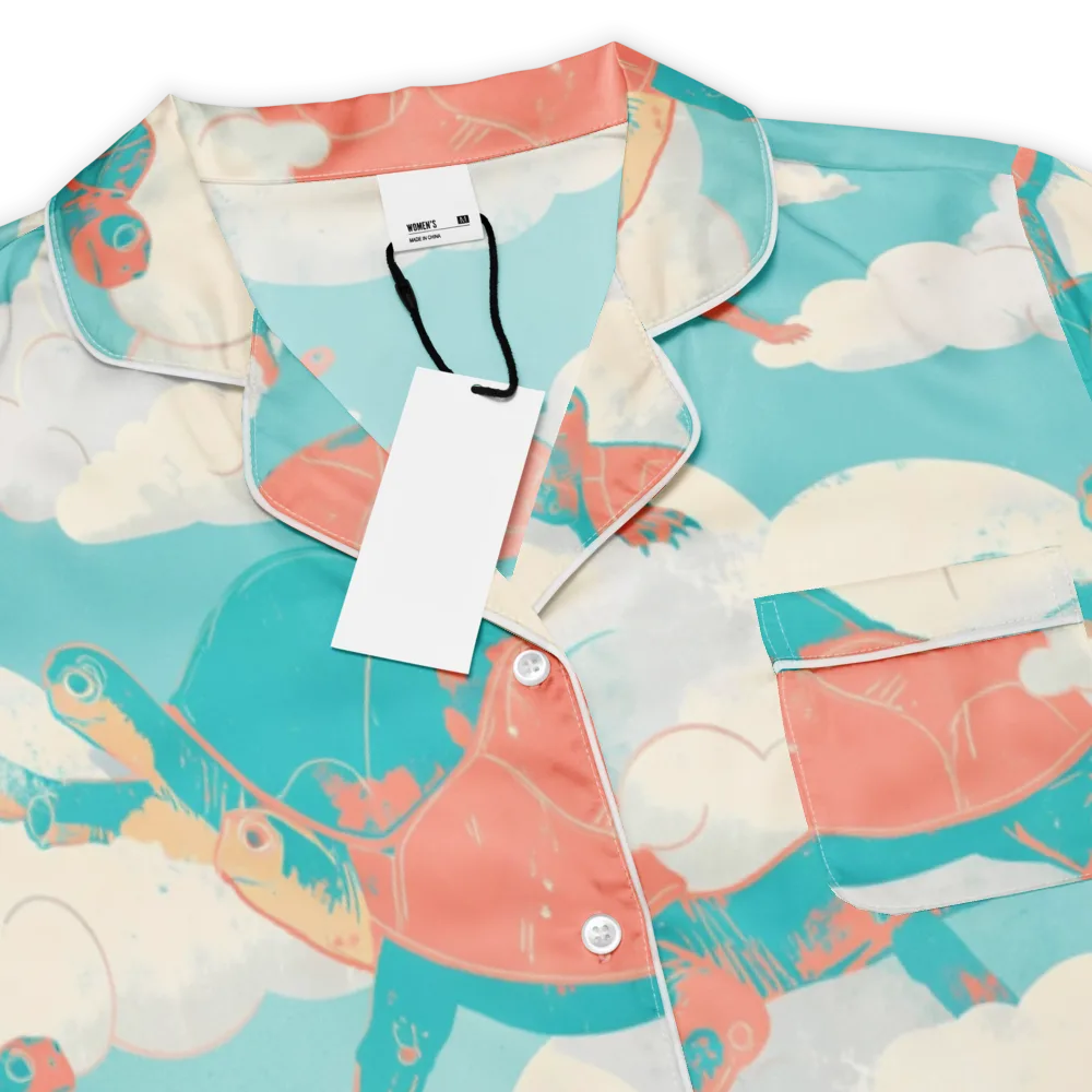 Cloudshell Migration on Women's Short Sleeve Pajama Top — Product details