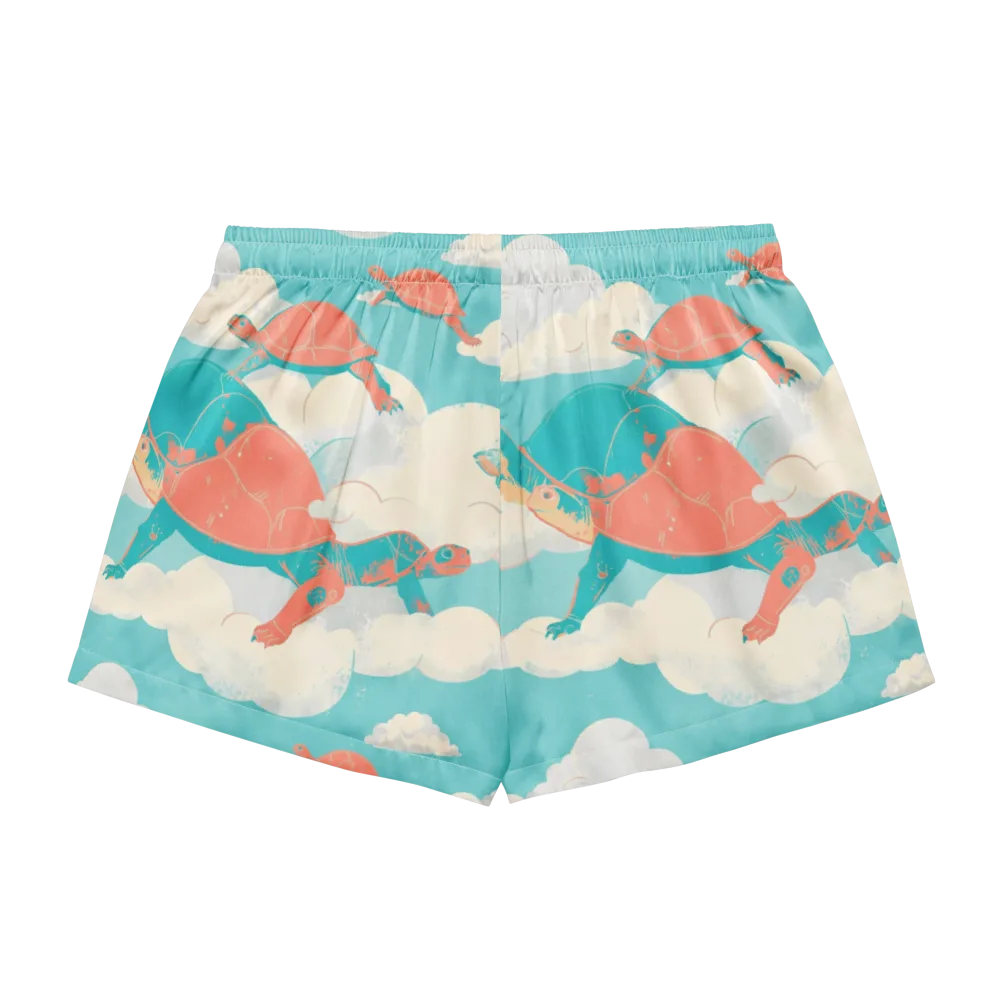 Cloudshell Migration on Women's Pajama Shorts — Back