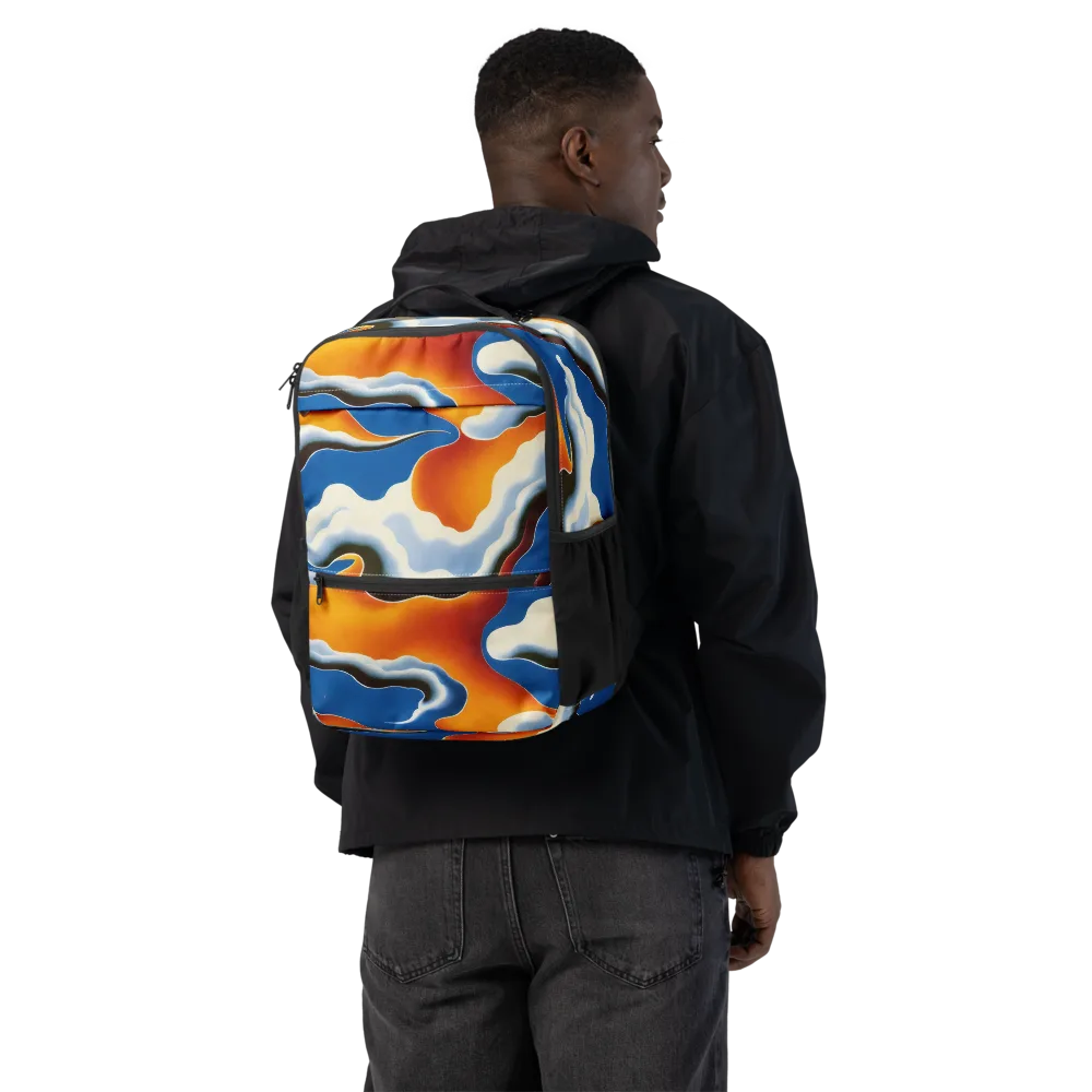 Cobalt Cloudbreak on Utility Backpack — Back