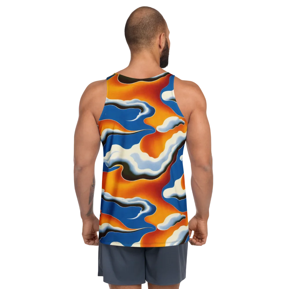 Cobalt Cloudbreak on Men's Tank Top — Back