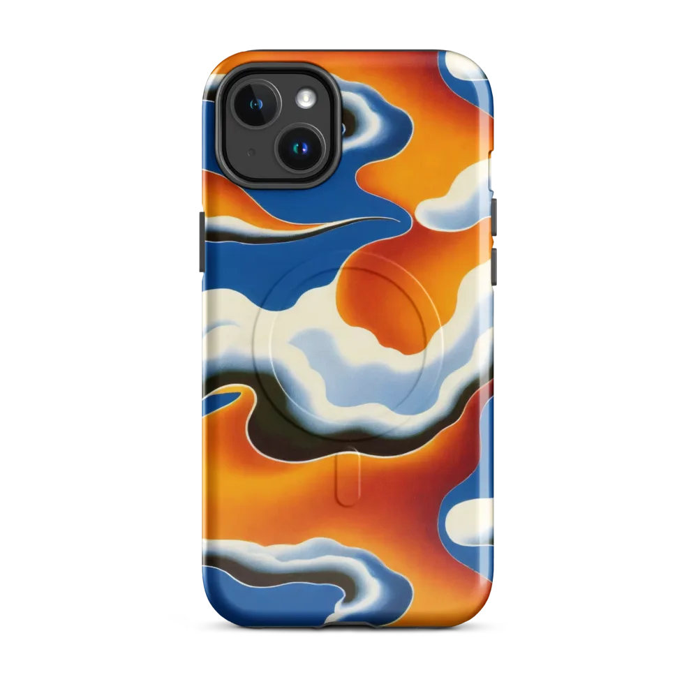 Cobalt Cloudbreak on MagSafe Tough Case for iPhone® — Front