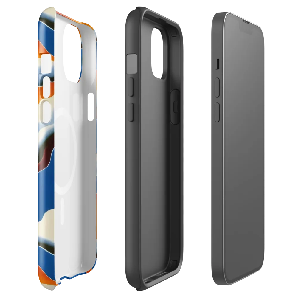 Cobalt Cloudbreak on MagSafe Tough Case for iPhone® — Front