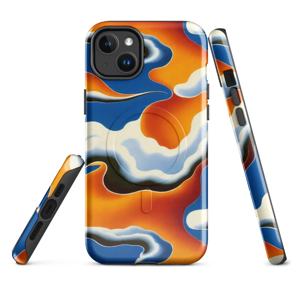 Cobalt Cloudbreak on MagSafe Tough Case for iPhone® — Front