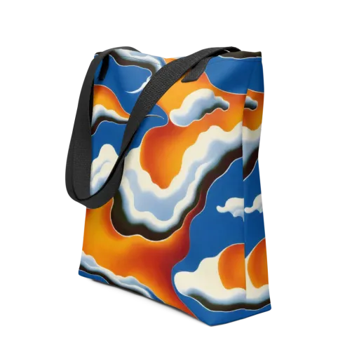 Cobalt Cloudbreak on a Tote Bag
