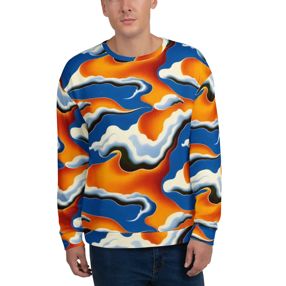Cobalt Cloudbreak on Sweatshirt — Front