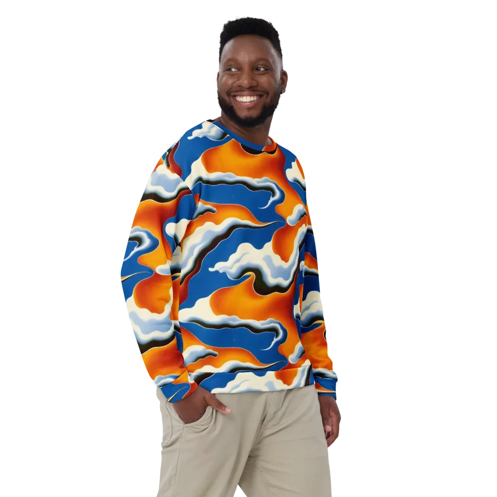 Cobalt Cloudbreak on Sweatshirt — Front
