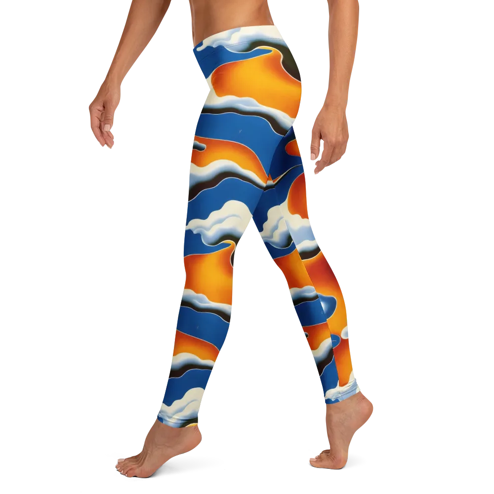 Cobalt Cloudbreak on Leggings — Left