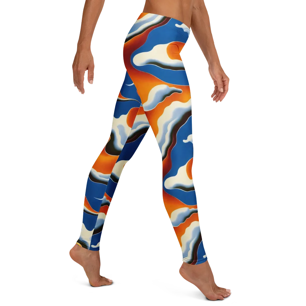 Cobalt Cloudbreak on Leggings — Right
