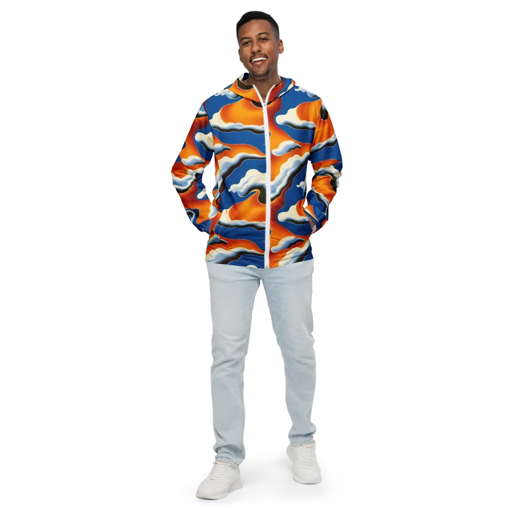Cobalt Cloudbreak on Men's Windbreaker — Front