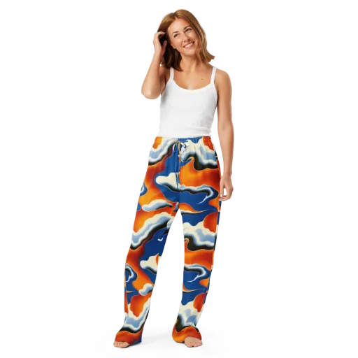 Cobalt Cloudbreak on a Women's Pajama Pants