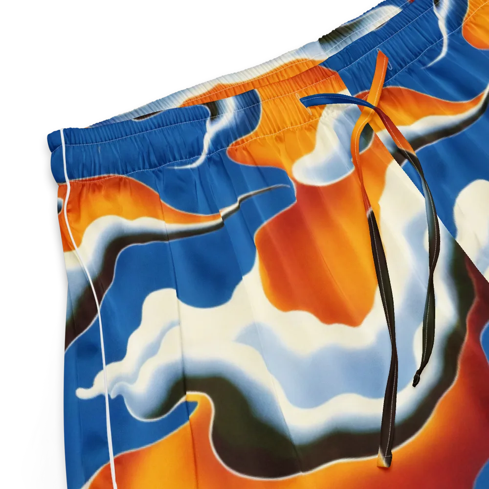 Cobalt Cloudbreak on Women's Pajama Shorts — Product details