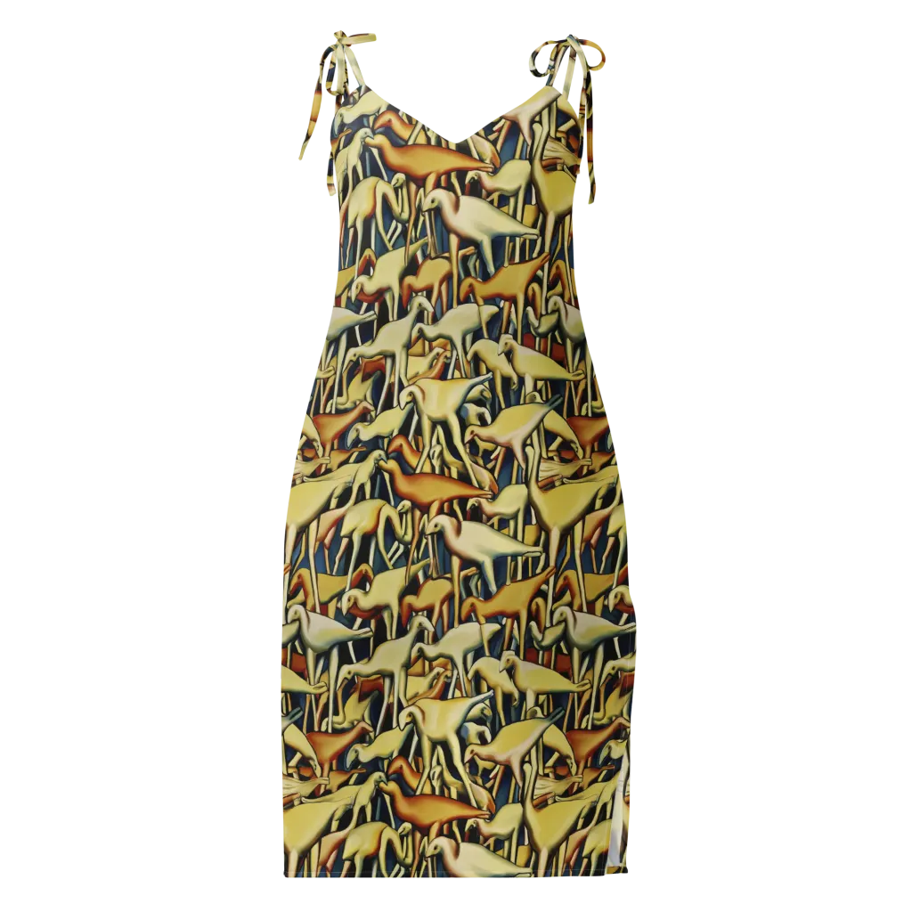 Jurassic Salon on Slip Dress — Front