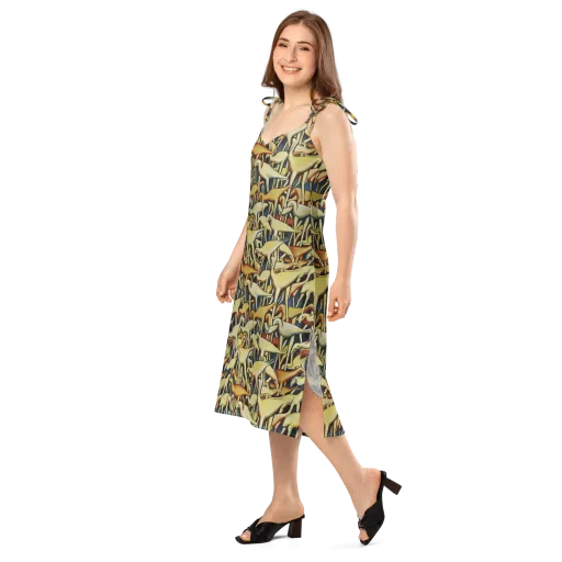 Jurassic Salon on a Slip Dress