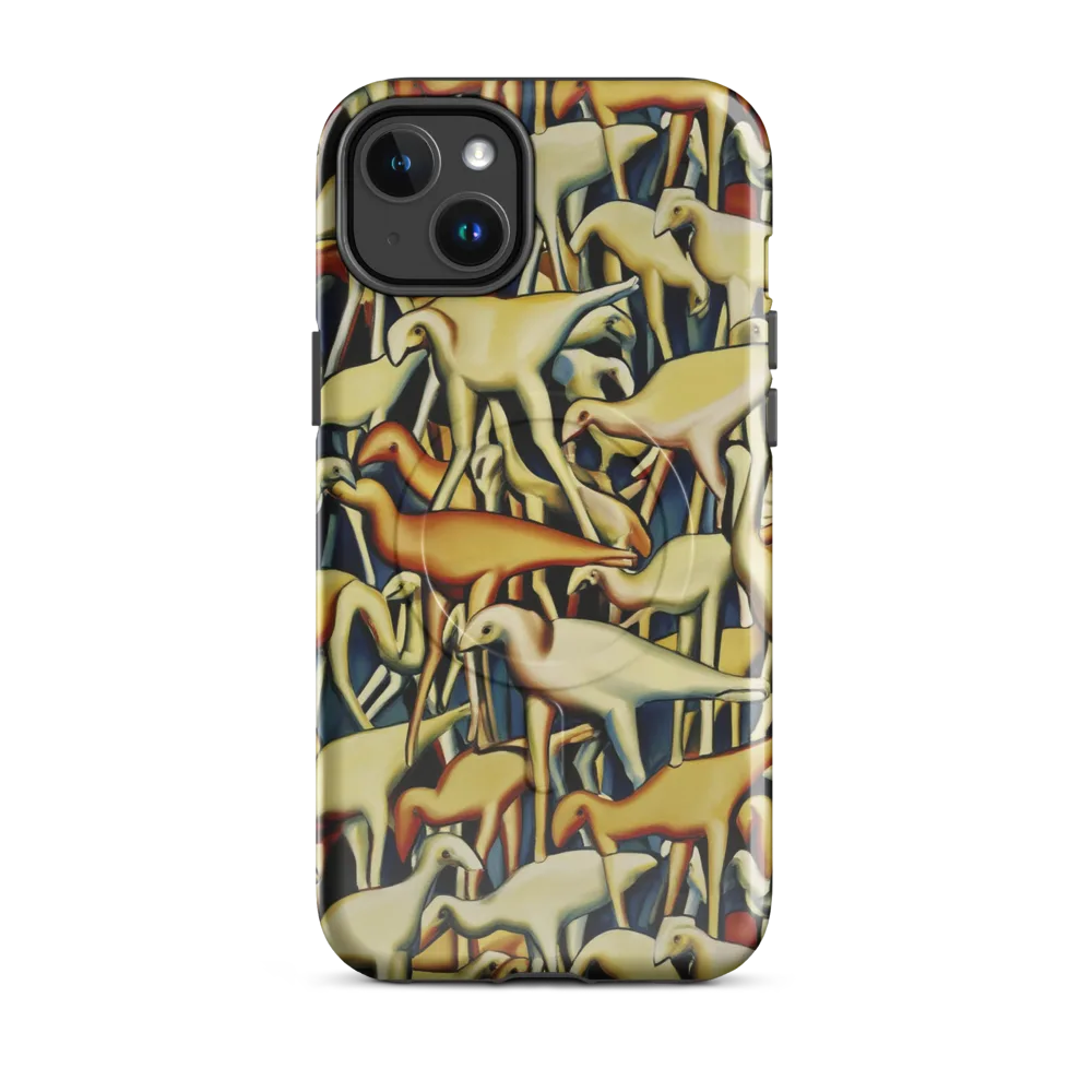 Jurassic Salon on MagSafe Tough Case for iPhone® — Front