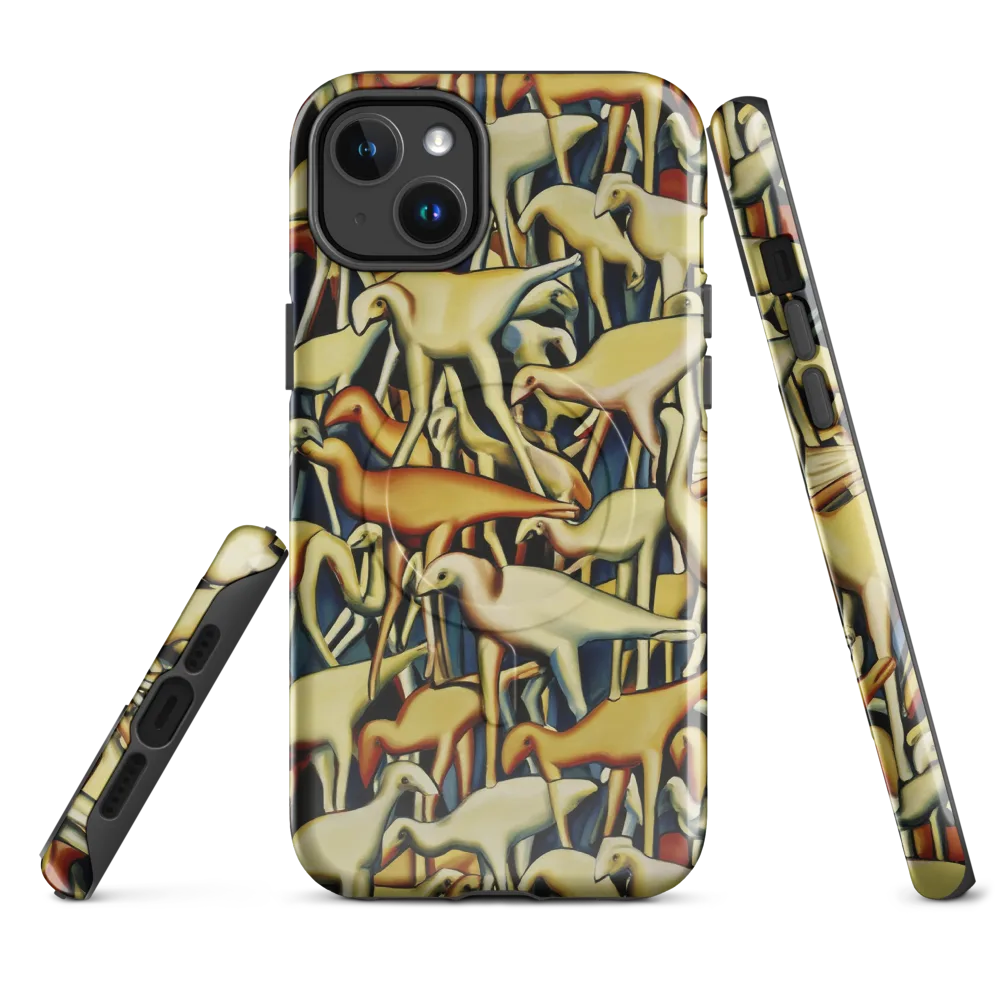 Jurassic Salon on MagSafe Tough Case for iPhone® — Front