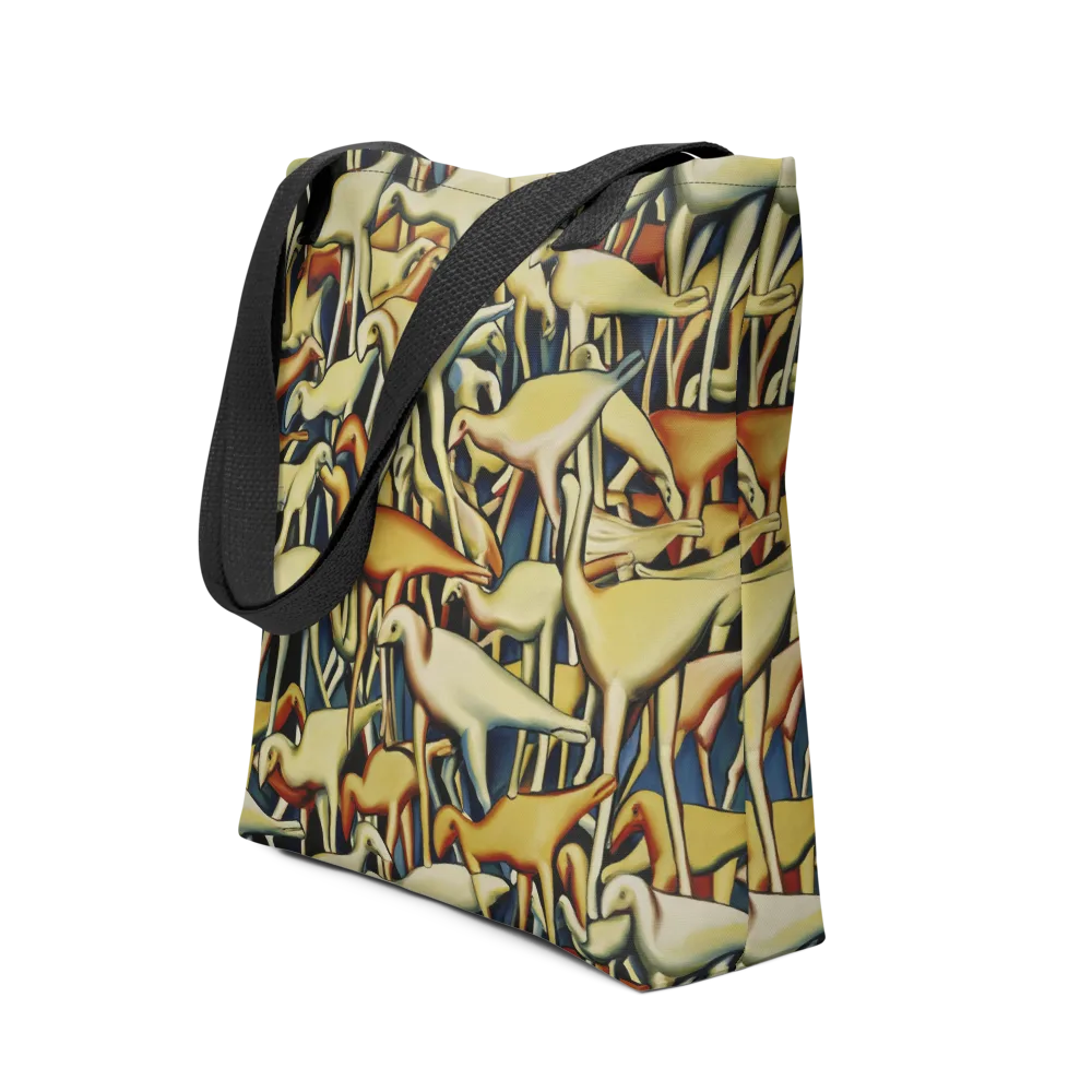 Jurassic Salon on Tote Bag — Front