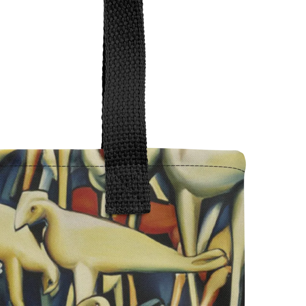 Jurassic Salon on Tote Bag — Product details