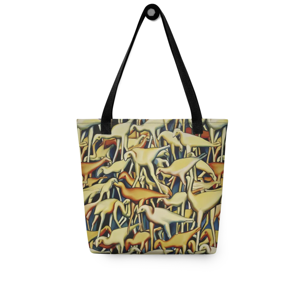 Jurassic Salon on Tote Bag — Front