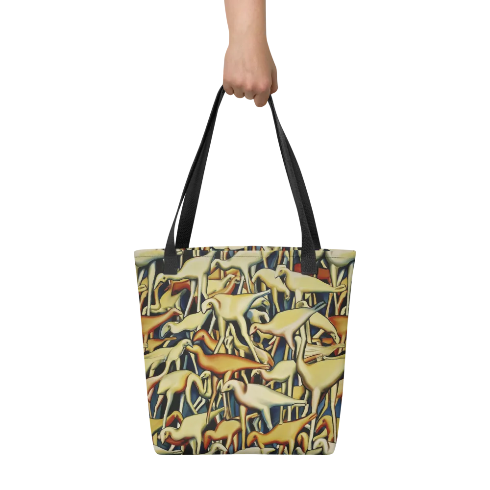 Jurassic Salon on Tote Bag — Front