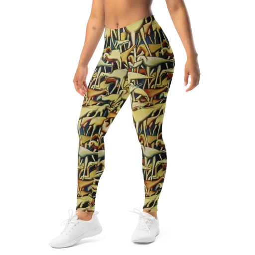 Jurassic Salon on a Leggings