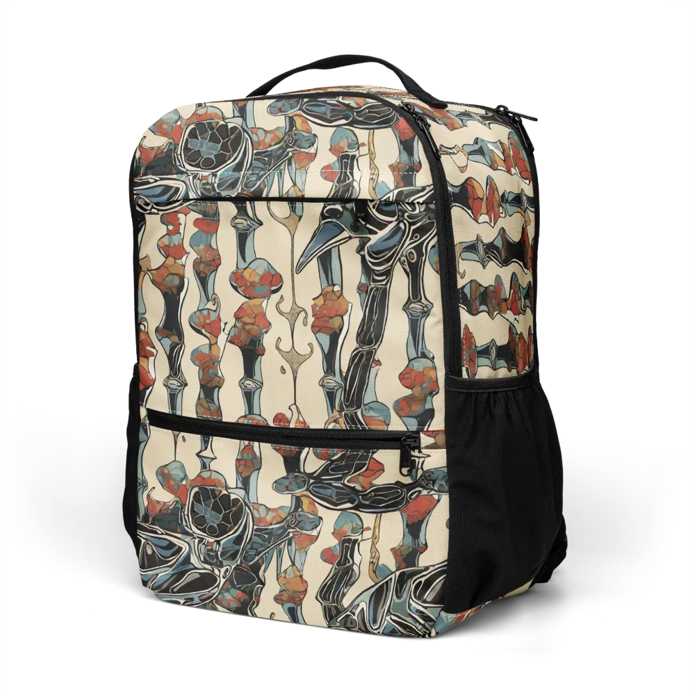 Venetian Fossils on Utility Backpack — Left Front