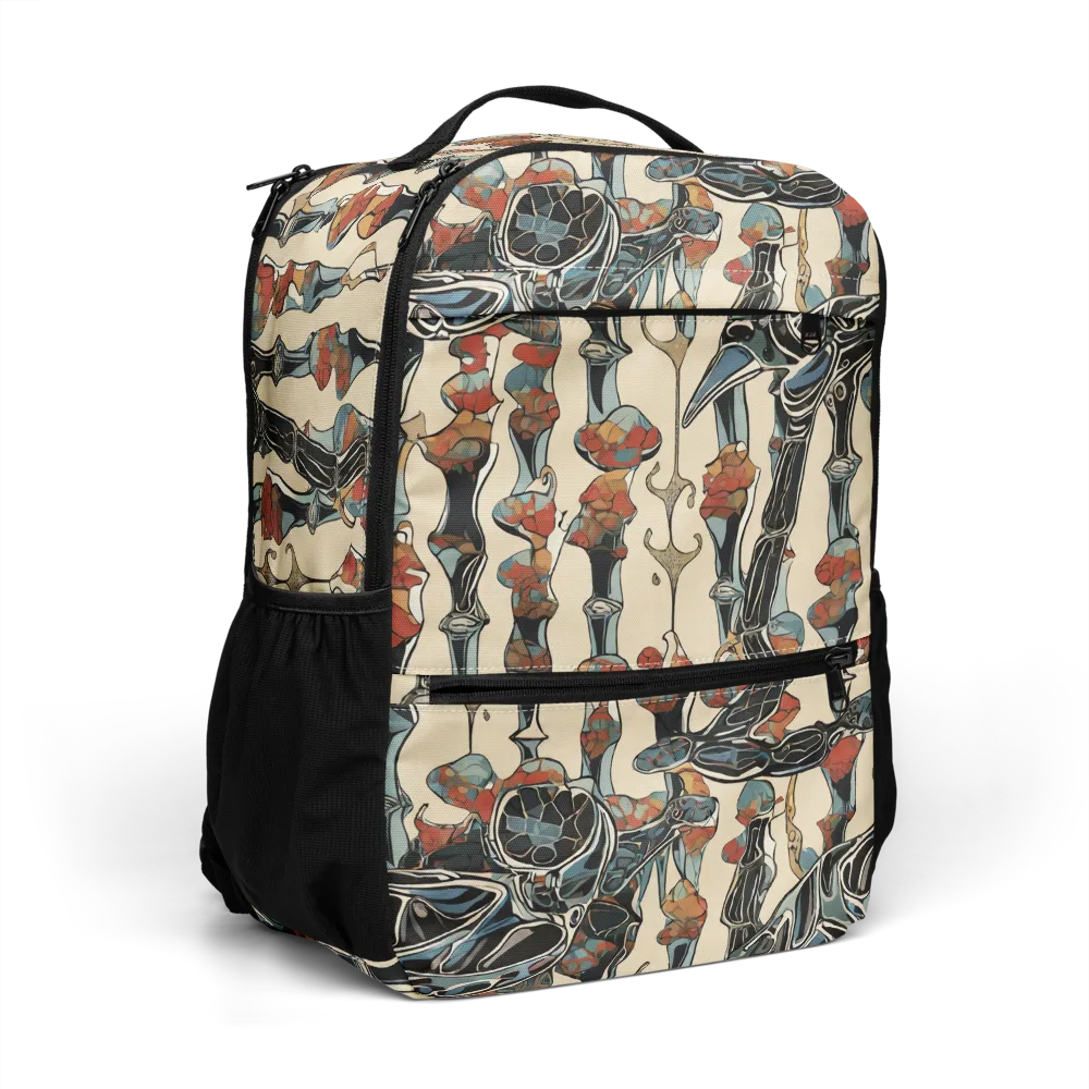 Venetian Fossils on Utility Backpack — Right Front