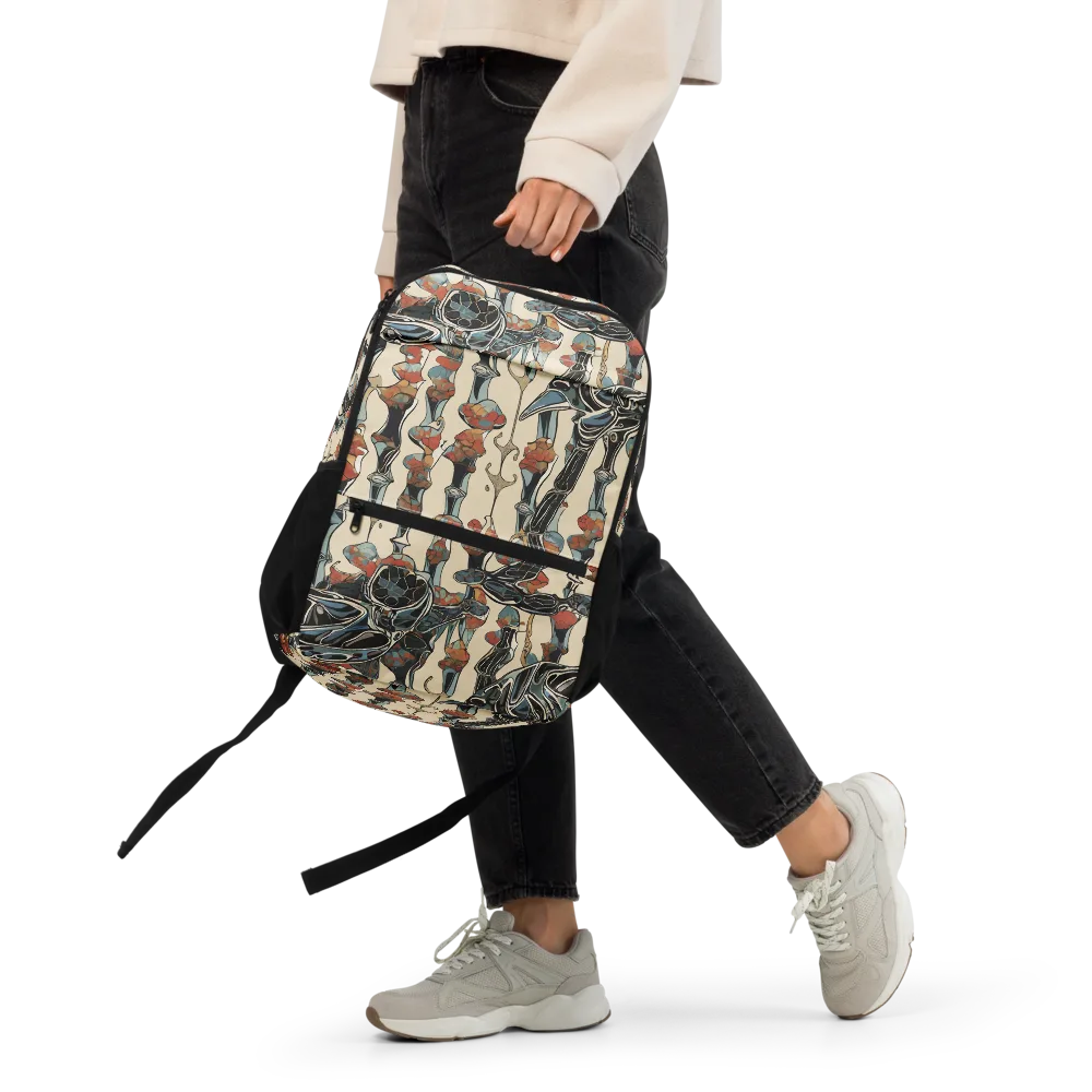 Venetian Fossils on Utility Backpack — Front
