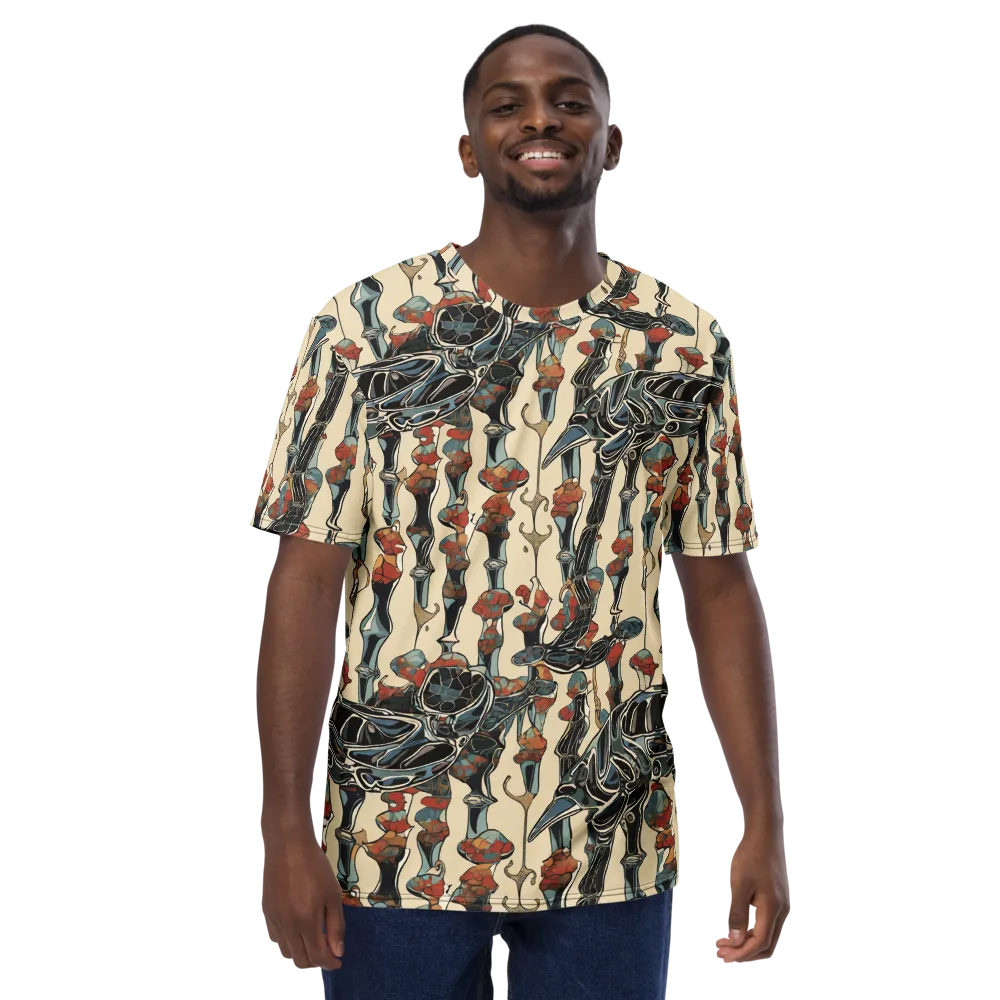Venetian Fossils on Men's Crew Neck T-Shirt — Front