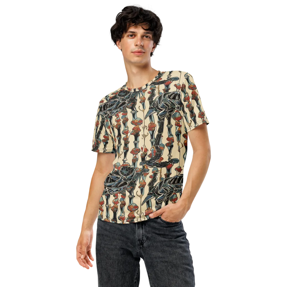 Venetian Fossils on Men's Crew Neck T-Shirt — Front