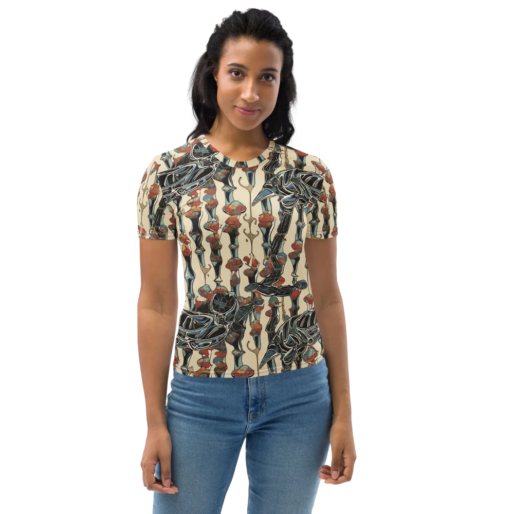 Venetian Fossils on Women's Crew Neck T-Shirt — Front