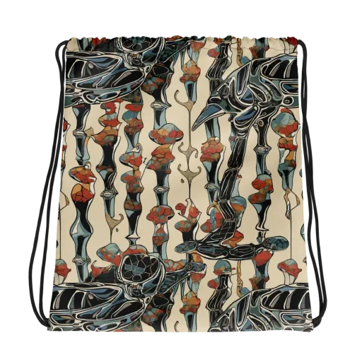 Venetian Fossils on a Drawstring Bag