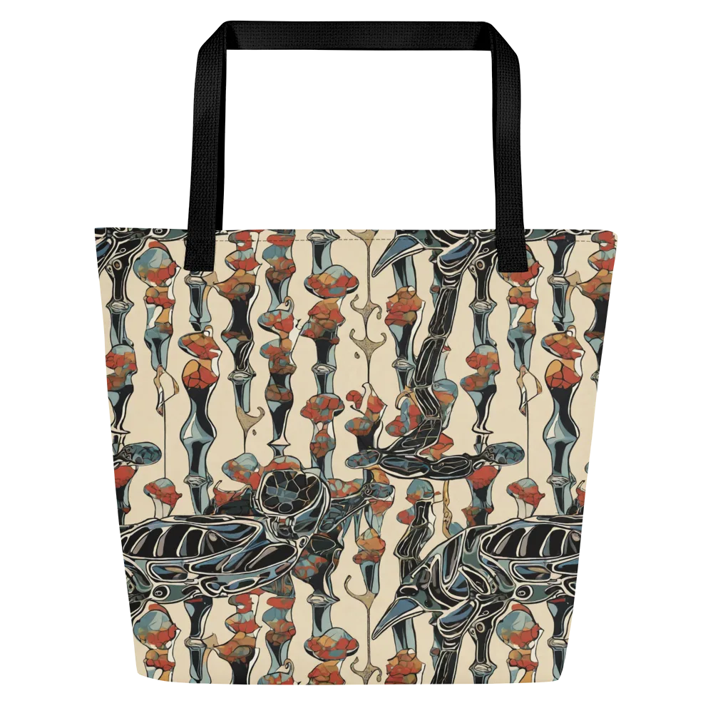 Venetian Fossils on Large Tote Bag W/ Pocket — Front