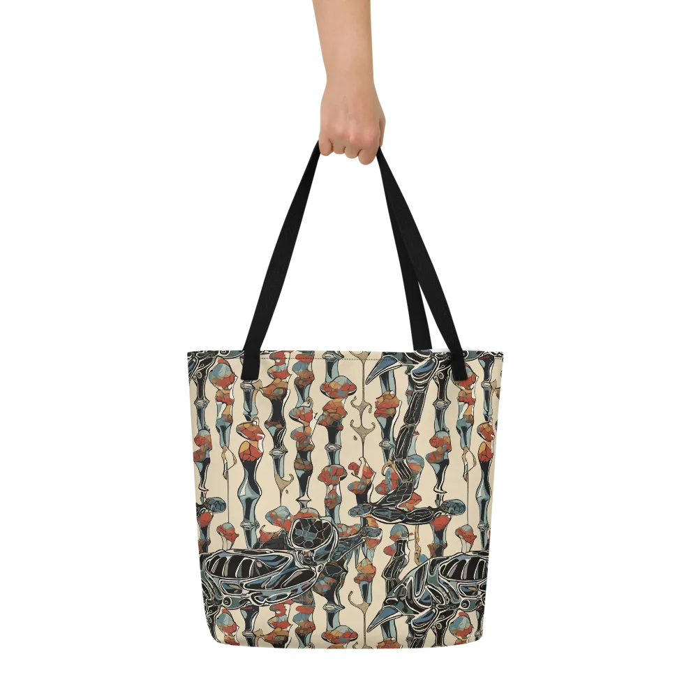 Venetian Fossils on Large Tote Bag W/ Pocket — Front