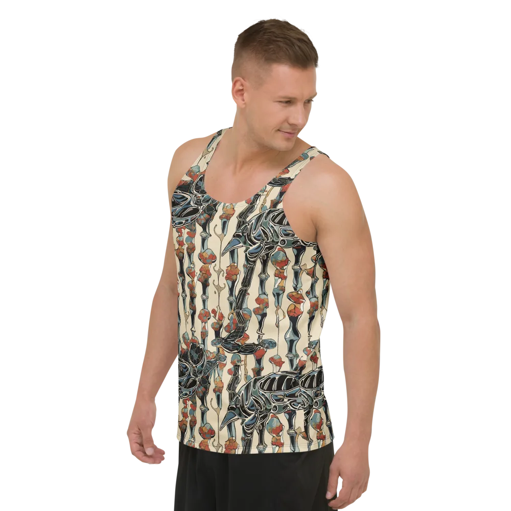Venetian Fossils on Men's Tank Top — Left Front