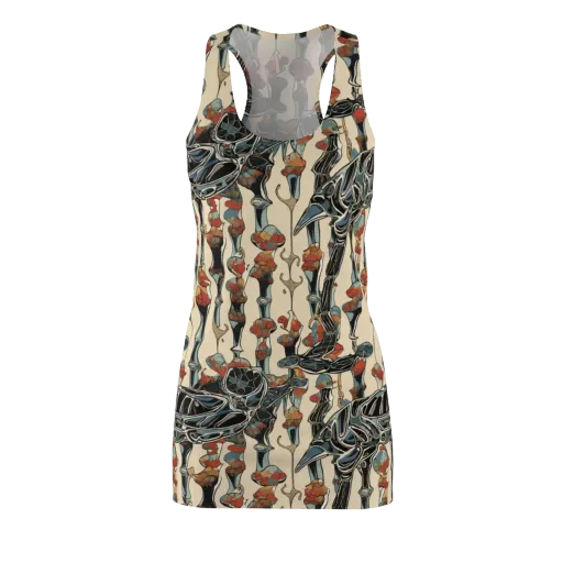 Venetian Fossils on a Racerback Dress
