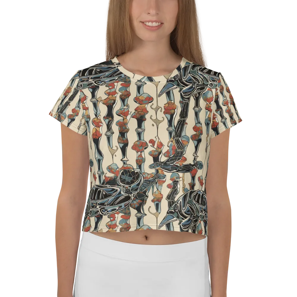 Venetian Fossils on Crop Tee — Front