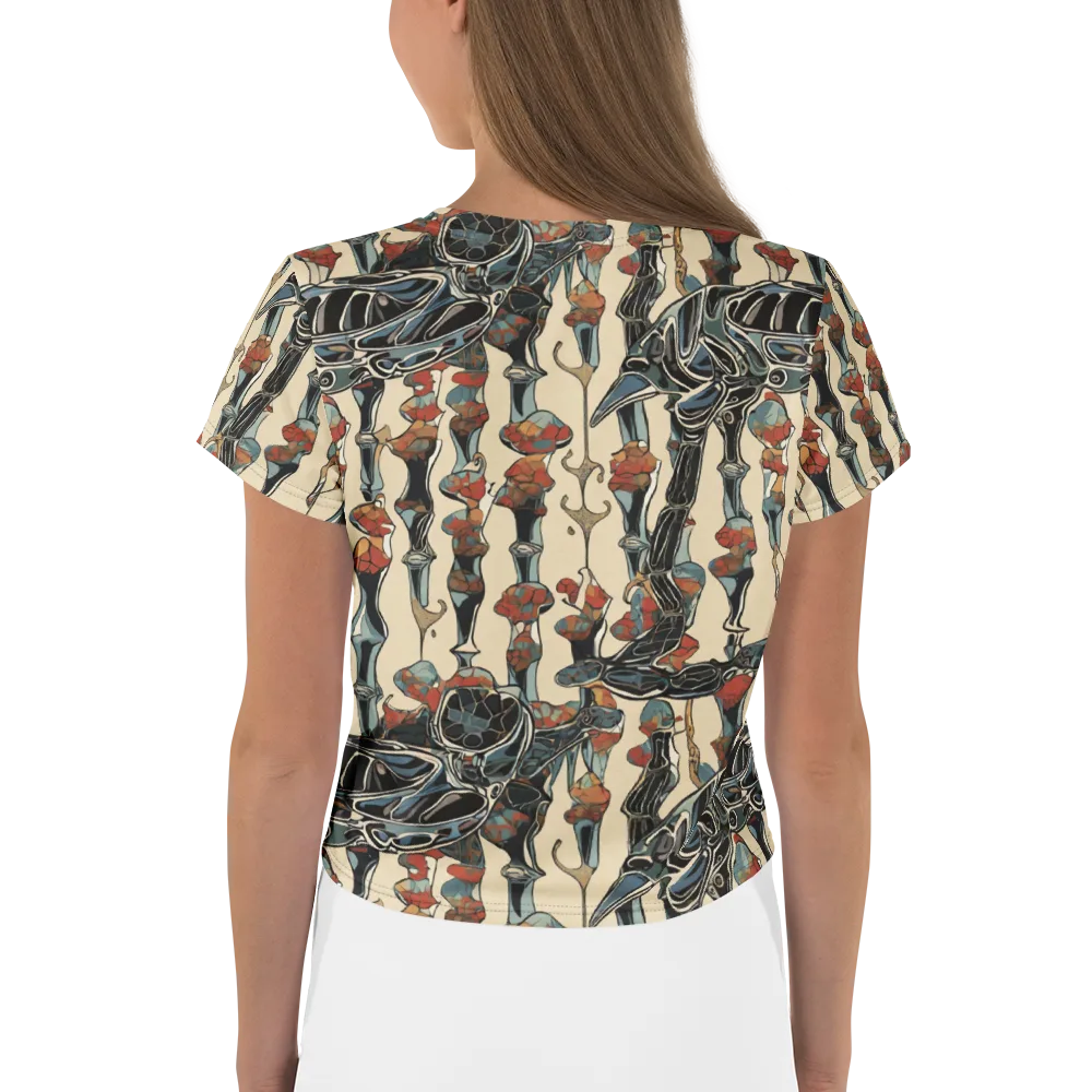 Venetian Fossils on Crop Tee — Back