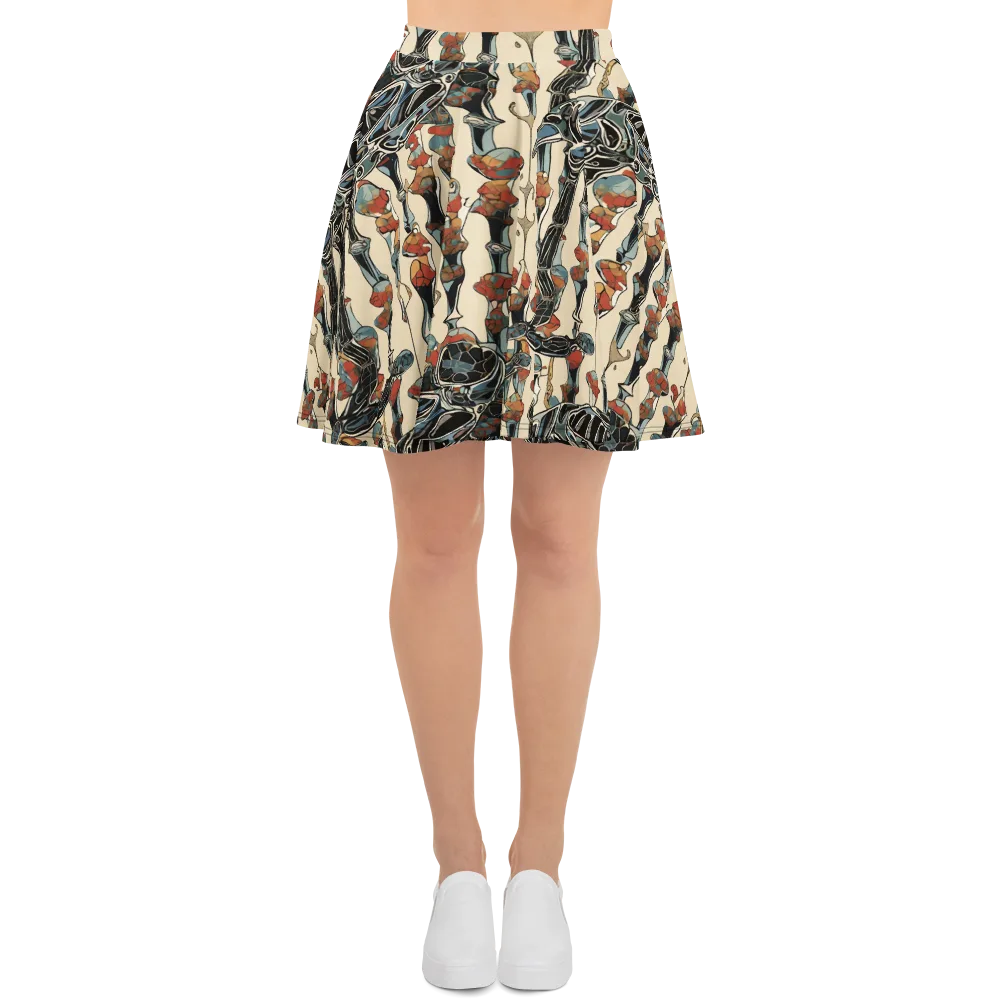 Venetian Fossils on Skater Skirt — Front