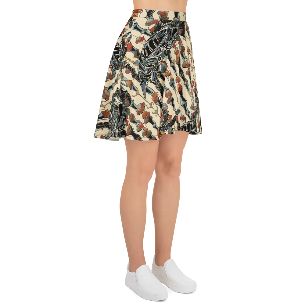 Venetian Fossils on Skater Skirt — Right