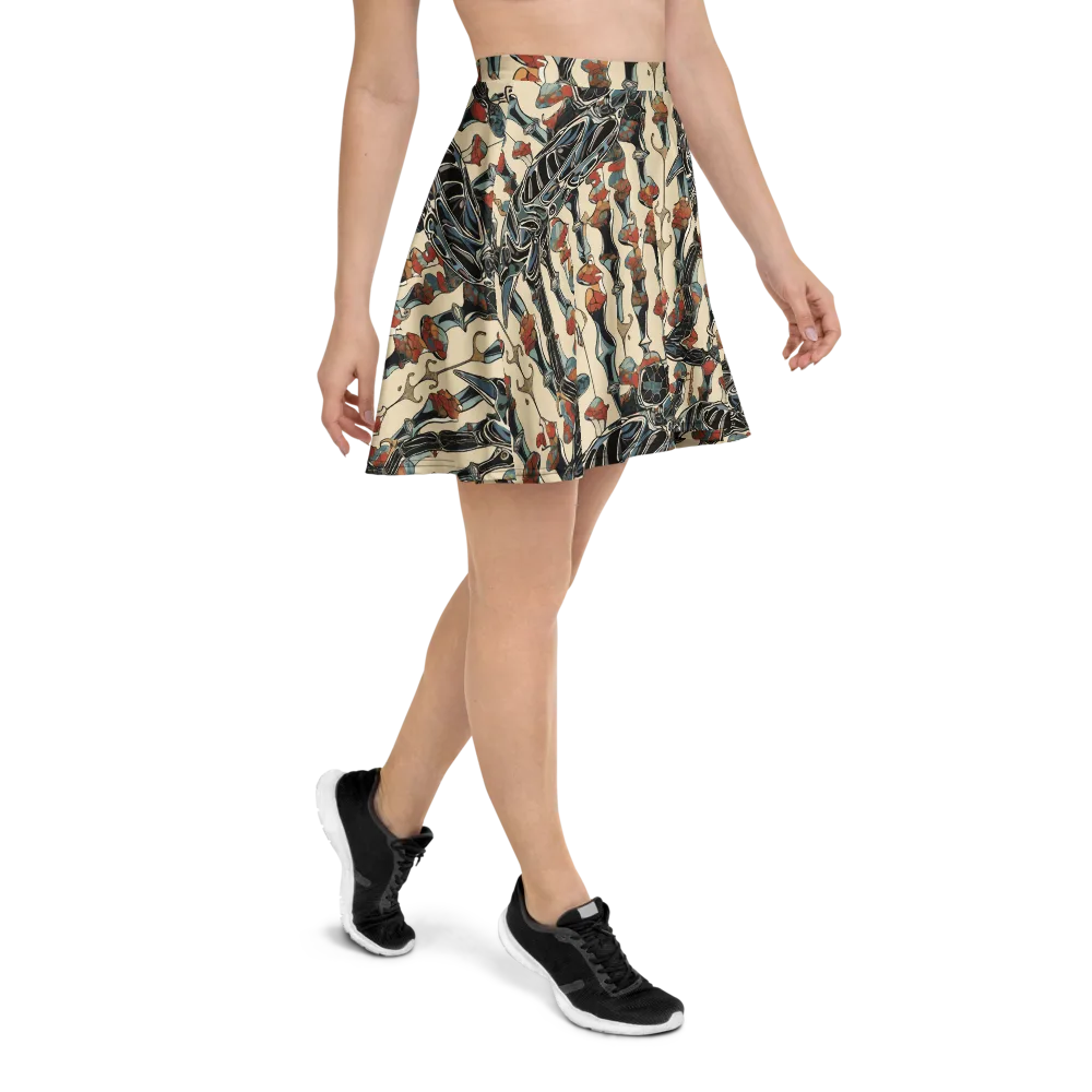 Venetian Fossils on Skater Skirt — Right