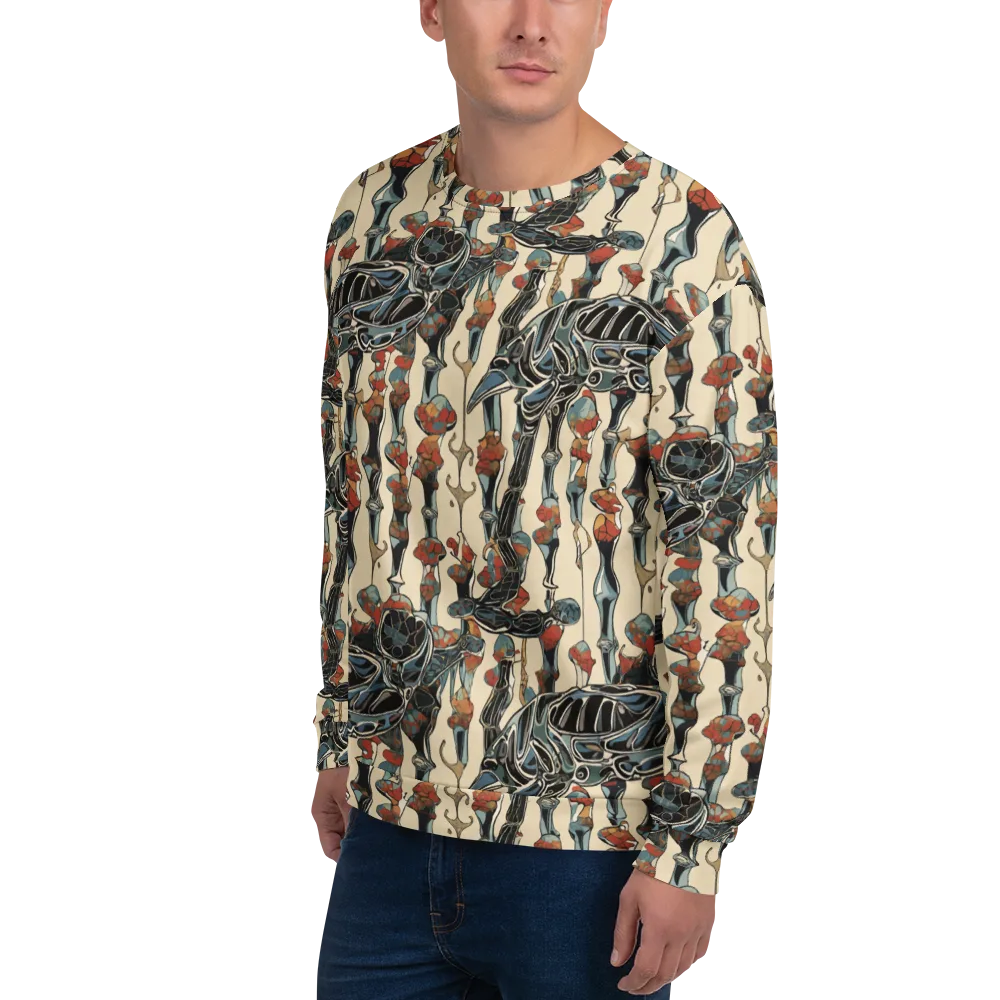 Venetian Fossils on Sweatshirt — Left Front