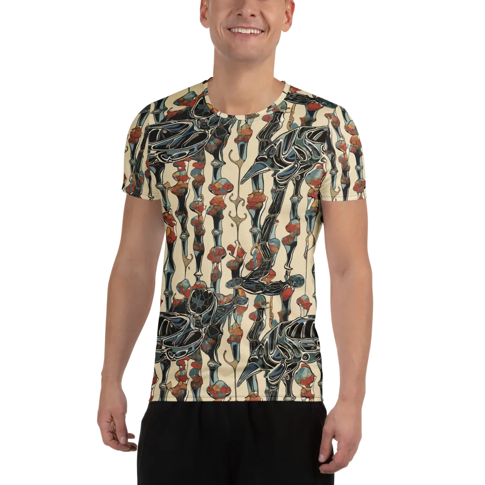 Venetian Fossils on Men's Athletic T-Shirt — Front