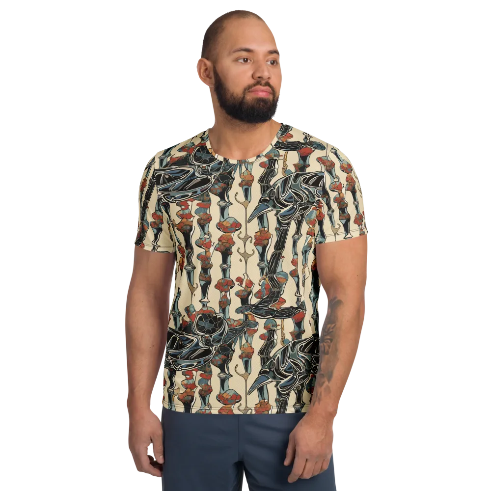 Venetian Fossils on Men's Athletic T-Shirt — Front