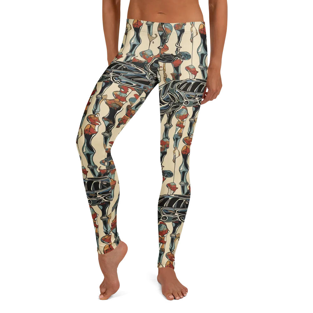 Venetian Fossils on Leggings — Front