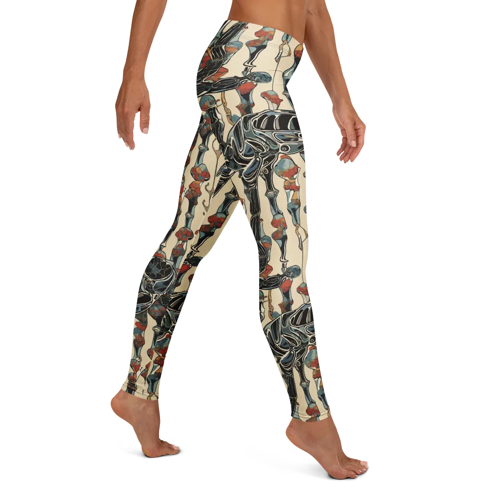 Venetian Fossils on Leggings — Right