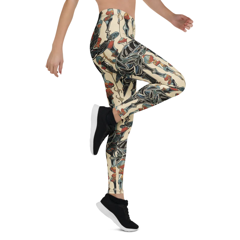 Venetian Fossils on Leggings — Right