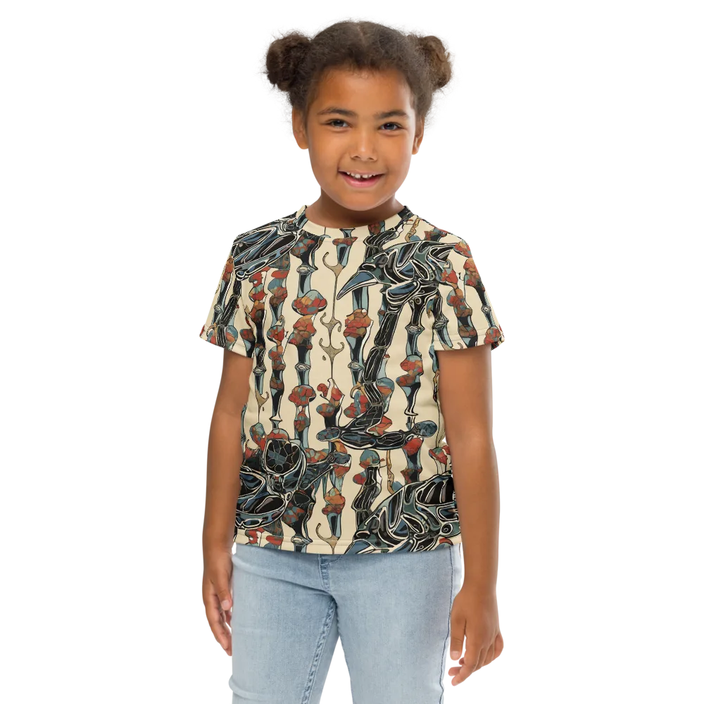 Venetian Fossils on Kids Crew Neck T-Shirt — Front