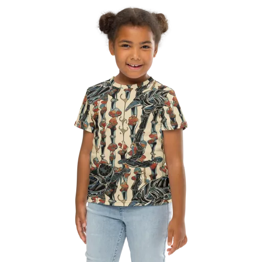 Venetian Fossils on a Kids Crew Neck T-Shirt